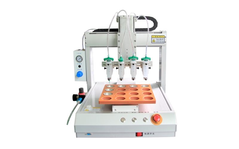 米恩DJJ331-4四軸單平臺帶旋轉(zhuǎn)自動點(diǎn)膠機(jī)