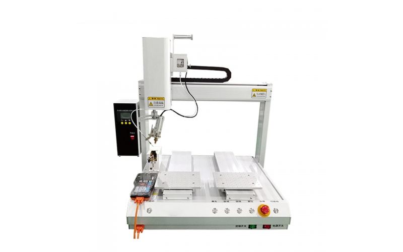 米恩HXJ5331R五軸雙平臺帶旋轉(zhuǎn)自動焊錫機